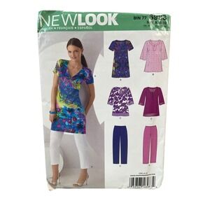 NEWLOOK‎ 6983 Tunics Pants Sewing Pattern Women's Misses US 10-22 Modern